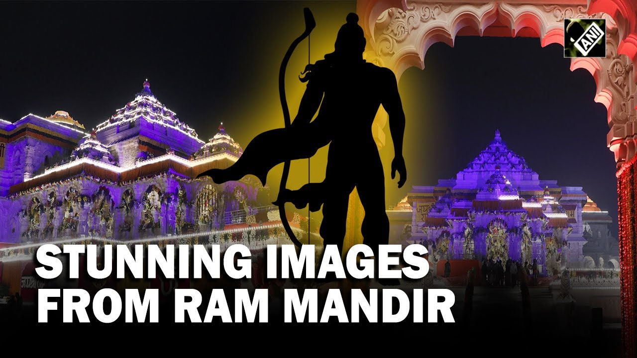Ayodhya: Stunning pictures of Ram Mandir released ahead of Pran ...