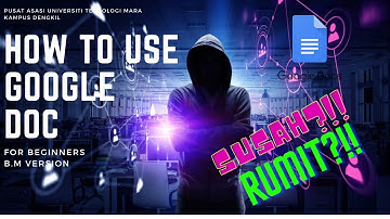 CSC098- HOW TO USE GOOGLE DOCS FOR BEGINNER (BM Ver.)