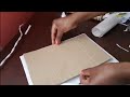 DIY - QUADRO PARA COZINHA FEITO DE PAPELÃO E PAPEL CONTACT / CRISTINAMOURA