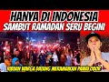 NANGIS TERHARU‼️ Lihat Bukti SOLIDARITI Warga Indonesia Sambut Bulan Ramadhan Kemeriahan Pawai Obor