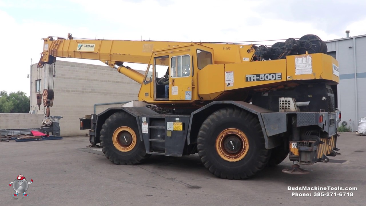 Tadano Rough Terrain Crane - YouTube