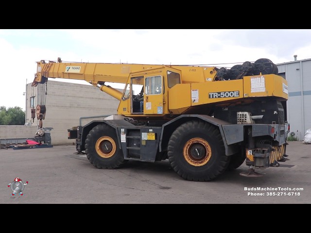 Tadano Rough Terrain Crane - YouTube