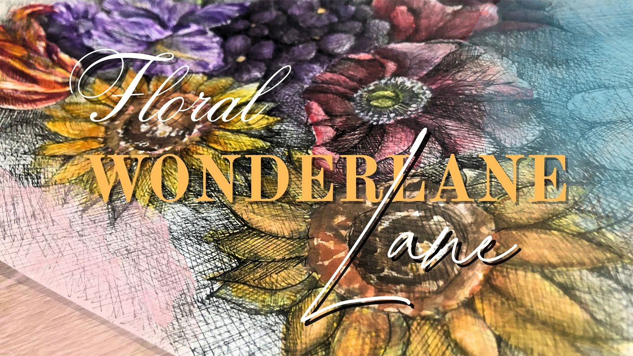 Floral Wonderland Lane | Elegant Colorful Floral Wall Art | Luxury Home Decor Inspiration