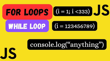 Master FOR LOOPS in JavaScript in Just 5 Minutes🔁