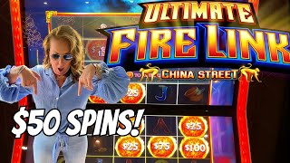 First Time Playing ULTIMATE FIRE LINK - Mr Handpay told me to bet $500 spins! - High Limit Slots