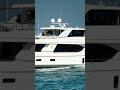 Smooth exit by this awesome Ocean Alexander yacht (Fort Lauderdale, FL)
