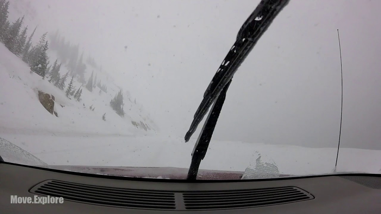 Driving in a Snow Storm - YouTube