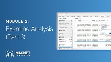Module 2: Examine Analysis (Part 3)