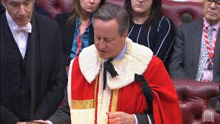 David Cameron takes oath of allegiance as Barron Cameron of Chipping Norton in the House of Lords by Medea's Biggest Fan 1,837 views 5 months ago 4 minutes, 20 seconds
