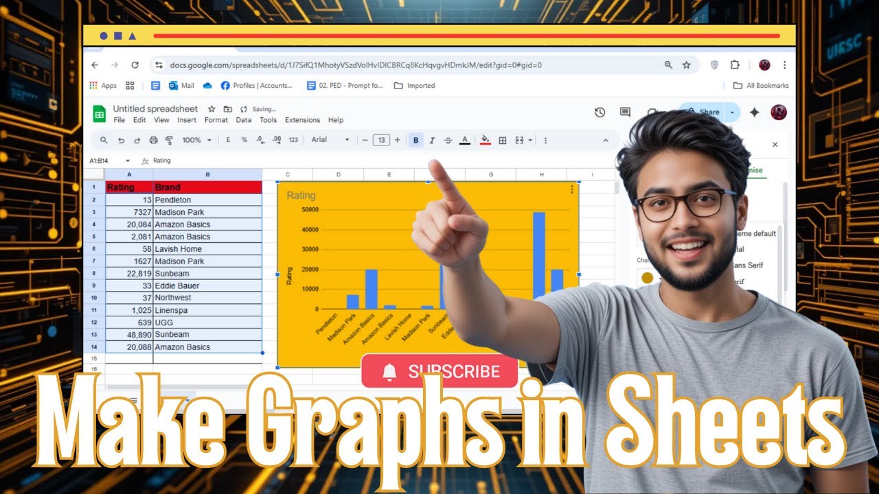How To Create Graphs In Google Sheets | Step-by-Step Tutorial (2025 ...