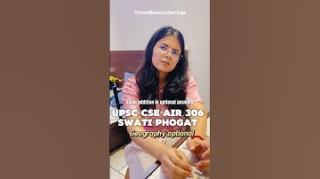 Geography optional value addition by topper Swati Phogat | UPSC CSE AIR 306 #upsc #geography