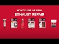 How to use jb weld exhaust repair