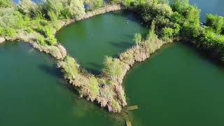 Glinianki w Grodzisku Mazowieckim widok z drona (Grodzisk Mazowiecki ponds a drone view)