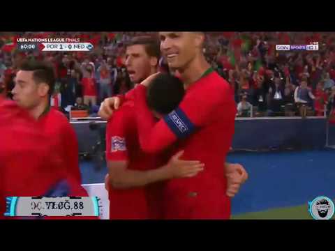 ملخص مبارة البرتغال و هولندا وجنون عصام الشوالي 