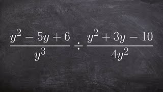 Dividing rational expressions