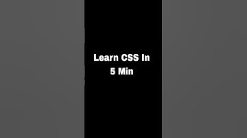 Learn CSS In 5 Min #trending #coding #shortvideo #shortsviral# css#css3animation