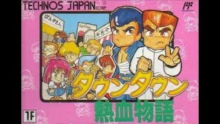 [NES] Downtown Nekketsu Story BGM (1989) 패미컴 열혈이야기 (열혈물어) (ダウンタウン熱血物語)
