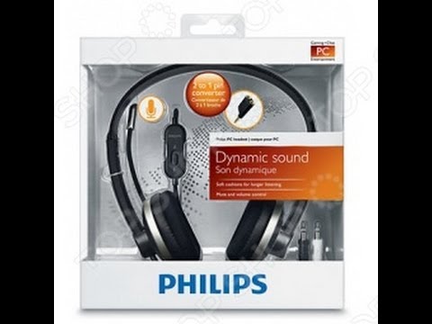 Распаковка и обзор наушников Philips - SHM7410U