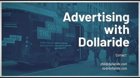 Advertising with Dollaride - The David Prize