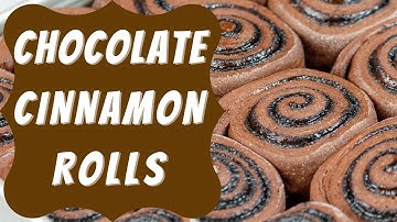 Chocolate Cinnamon Rolls | CHELSWEETS