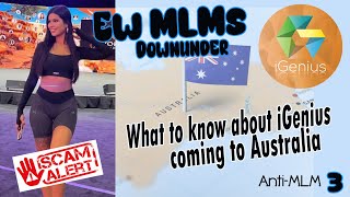 AUSTRALIA - STAY AWAY FROM IGENIUS! Don't join iGenius without researching! anti-MLM (REUPLOAD)