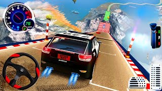 Police Car Mega Ramp Racing - Impossible Stunts Car Driving Simulator - Android GamePlay