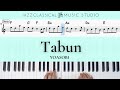 Tabun probably   yoasobi  piano tutorial easy  with music sheet  jcms