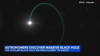 Astronomers spot black hole less than 2,000 light-years from Earth