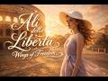 Ali della Libertà: Dramatic Soprano Aria in Impressionist Gold AI Popera by Oria #VisualPoetry