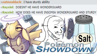 The most confused and salty showdown player fights sturdy Shedinja