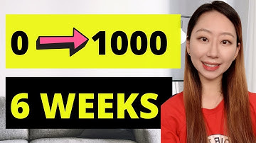How To Get Your First 1000 Subscribers On YouTube In 6 Weeks (Grow On YouTube FAST in 2021)