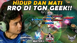 PEMBUKAAN MATCH SUPER PENENTUAN DI SEASON INI! NASIB RRQ DITANGAN GEEKFAM!! - RBL VS GEEK MATCH 1