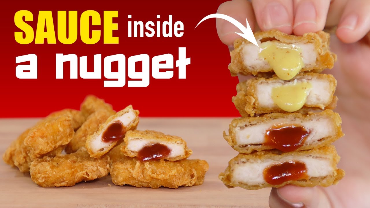 Sauce Inside A Nugget | HellthyJunkFood