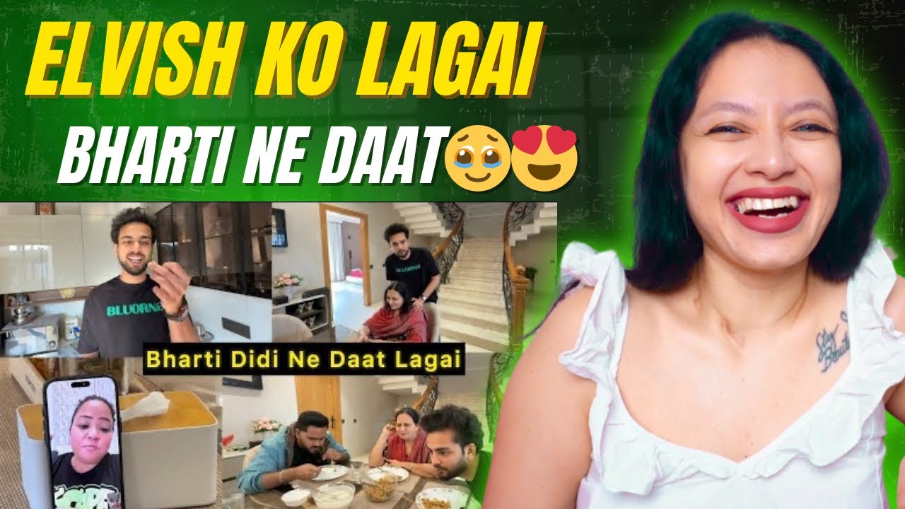Open Challenge To Bharti Didi♥️ Reaction Video#elvishyadav  #elvisharmy #elvishyadavvlogs