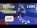 Master the reverse pendulum serve  table tennis tutorial