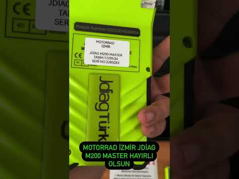 Jdiag Türkiye MOTORRAD İZMİR JDİAG M200 MASTER HAYIRLI OLSUN