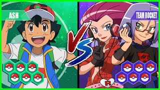 Pokemon Battle Pedia: Ash Vs Jessie and James (Team Rocket)