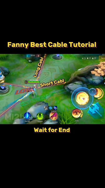 Fanny Cable Tutorial Mobile legends #ml2b #fanny #mlbb #tutorial
