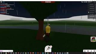 Working as a Lumberjack in Lovely Lumber in Bloxburg on Roblux