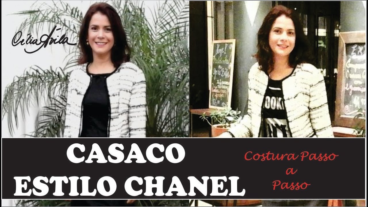 CASACO ESTILO CHANEL DE TWEED COSTURA COM CÉLIA ÁVILA
