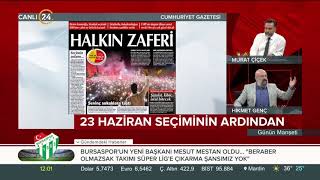 Cumhuriyet Gazetesi'nin 'Halkın zaferi' manşeti sosyal medyada