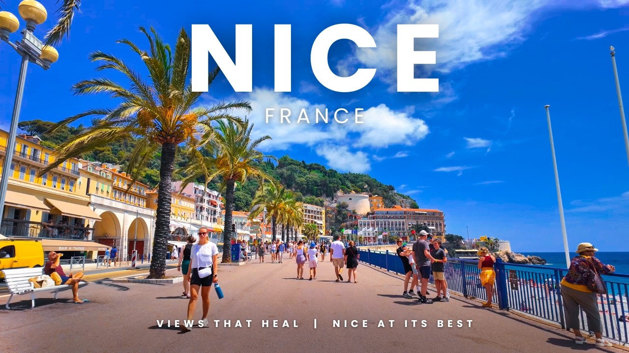 You’ll Wish You Were Here - Relaxing Walk in Nice, France 4K HDR
