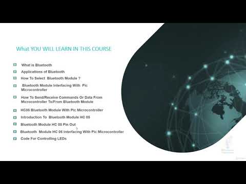 Bluetooth module Interfacing with PIC Microcontroller - learn PIC Microcontroller