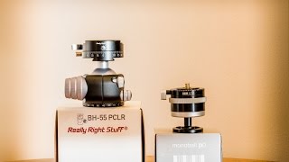Plp Rrs Bh55 Pclr Vs. Arca Swiss Monoball P0 Tripod Heads Unboxing & Comparison