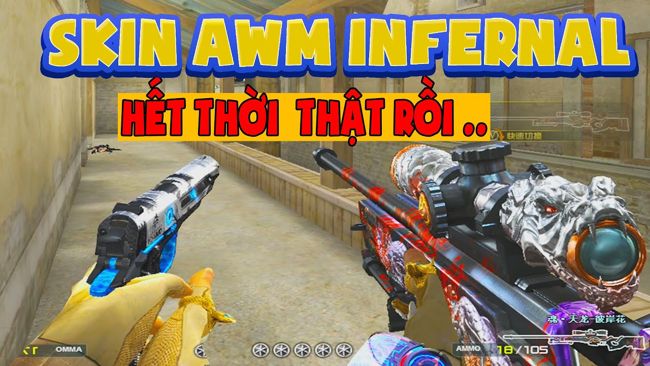 Bình luận CFQQ - Skin VIP AWM infernal - Tú Lê - YouTube