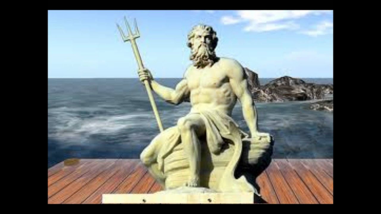 Древний бог нептун. Бог Греции Посейдон. Посейдон древняя Греция. Посейдон Бог морей. Бог моря Посейдон статуя.