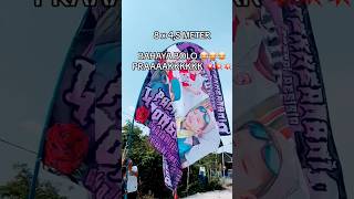 Viral!! Bendera sholawat kebesaran jadi patah #sholawat #majlis