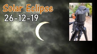 Solar Eclipse -  सूर्यग्रहण 2019 | on Nikon Coolpix Zoom camera | Awesome Video watch till end