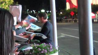joseph morgan signing autographs at the immortals premiere 11 7 11