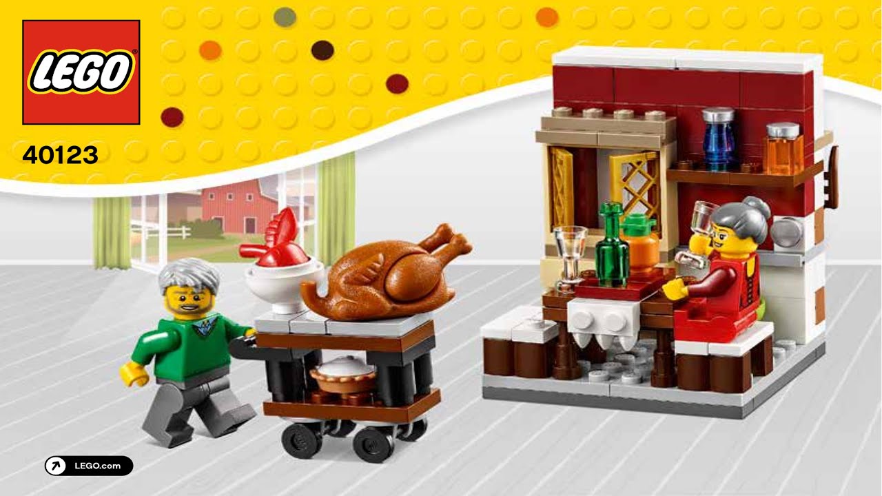 LEGO Instructions - Seasonal - 40123 - Thanksgiving Feast - Thanksgiving